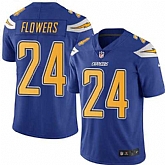 Nike Men & Women & Youth Chargers 24 Brandon Flowers Electric Blue Color Rush Limited Jersey,baseball caps,new era cap wholesale,wholesale hats